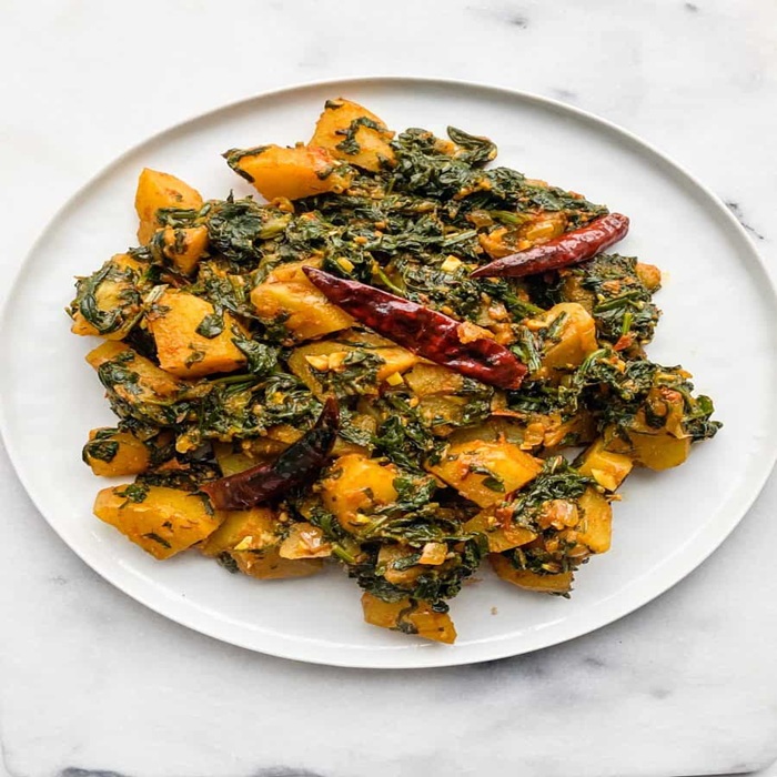 Aloo Palak (Vegan)