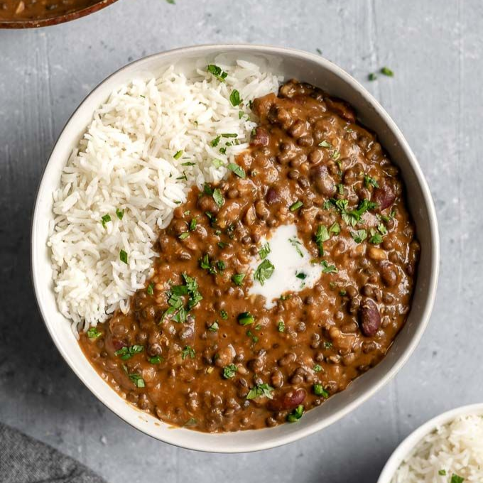 Dal Makhani Rice or Roti
