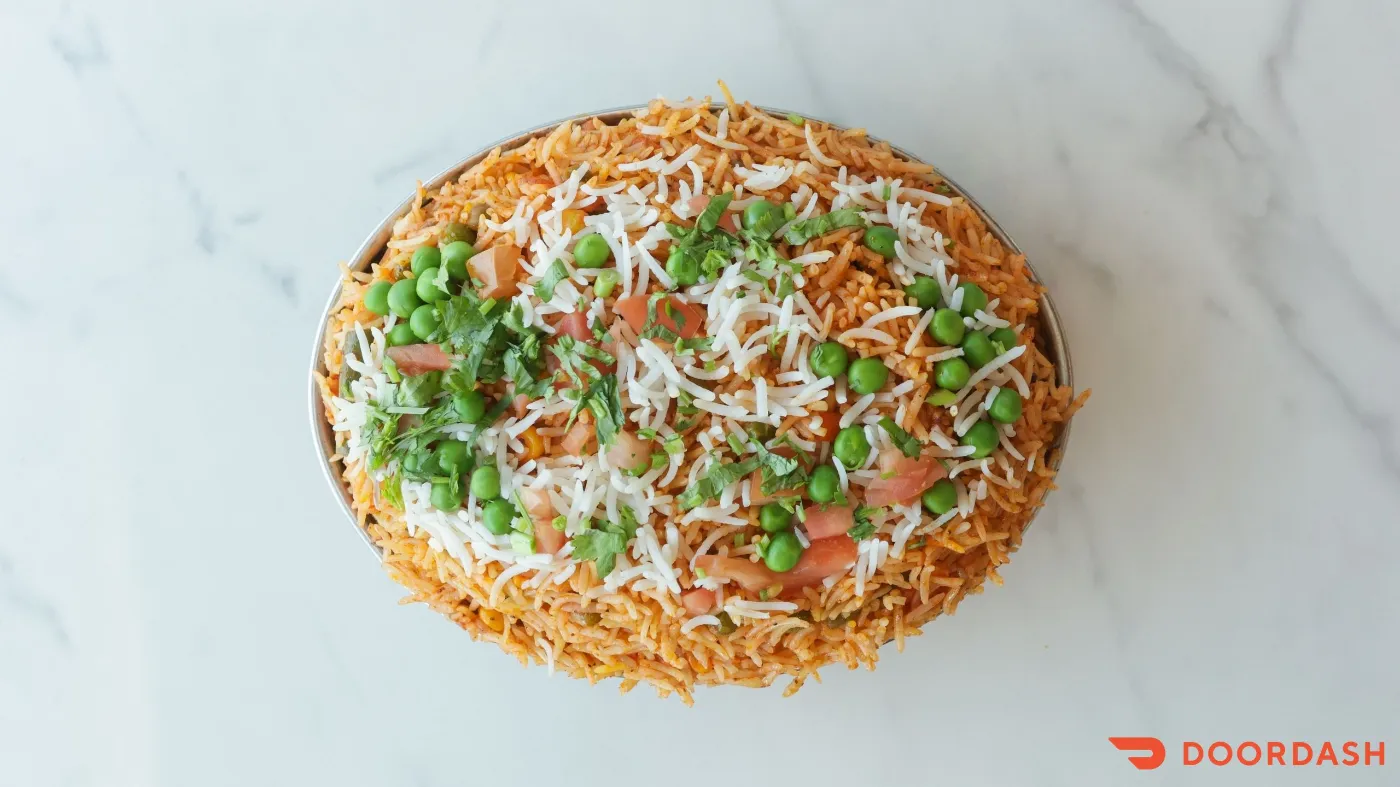 Prawn biryani