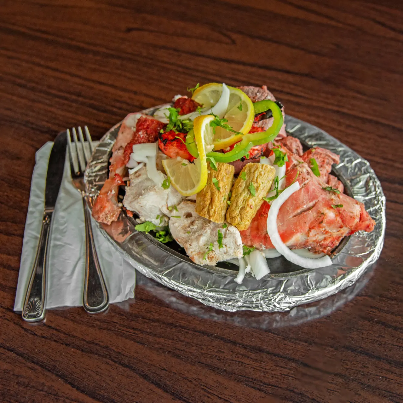 Agni tandoori dinner platter