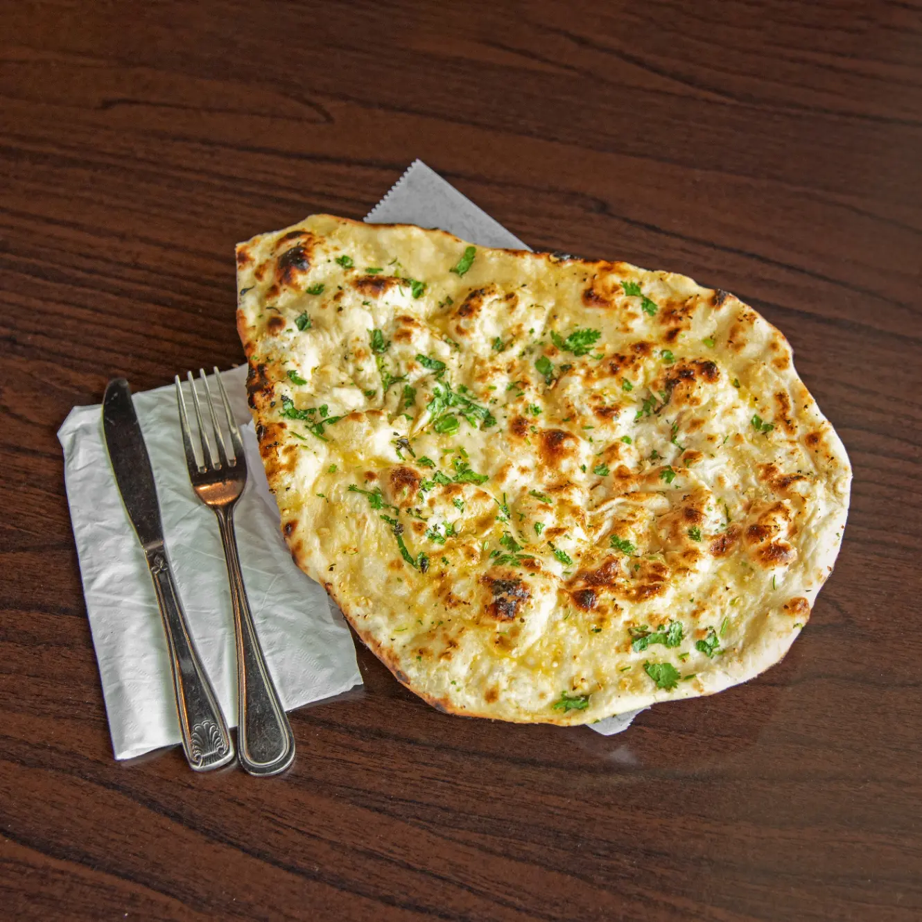 Garlic naan