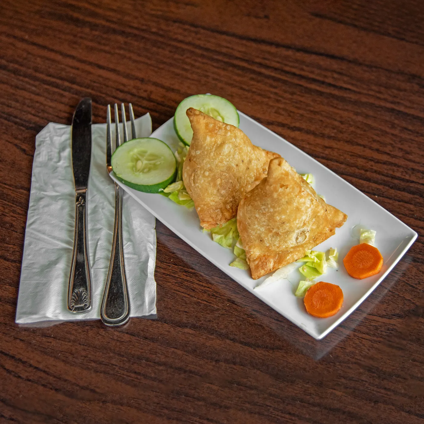 Veg samosa (2 pieces)