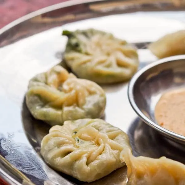 Spinach Aloo Momo