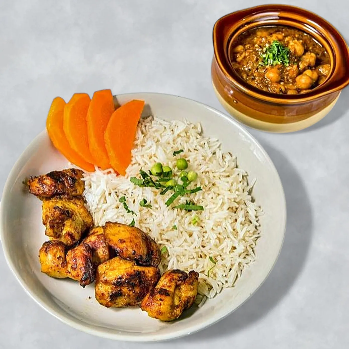 Chicken Sekuwa with Pulao
