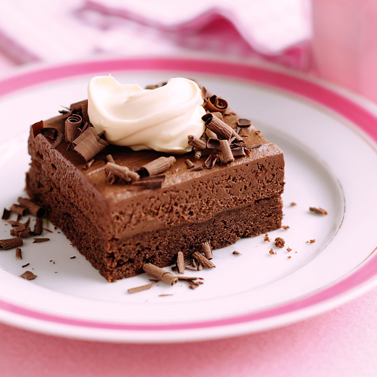 Chocolate Mousse Slice