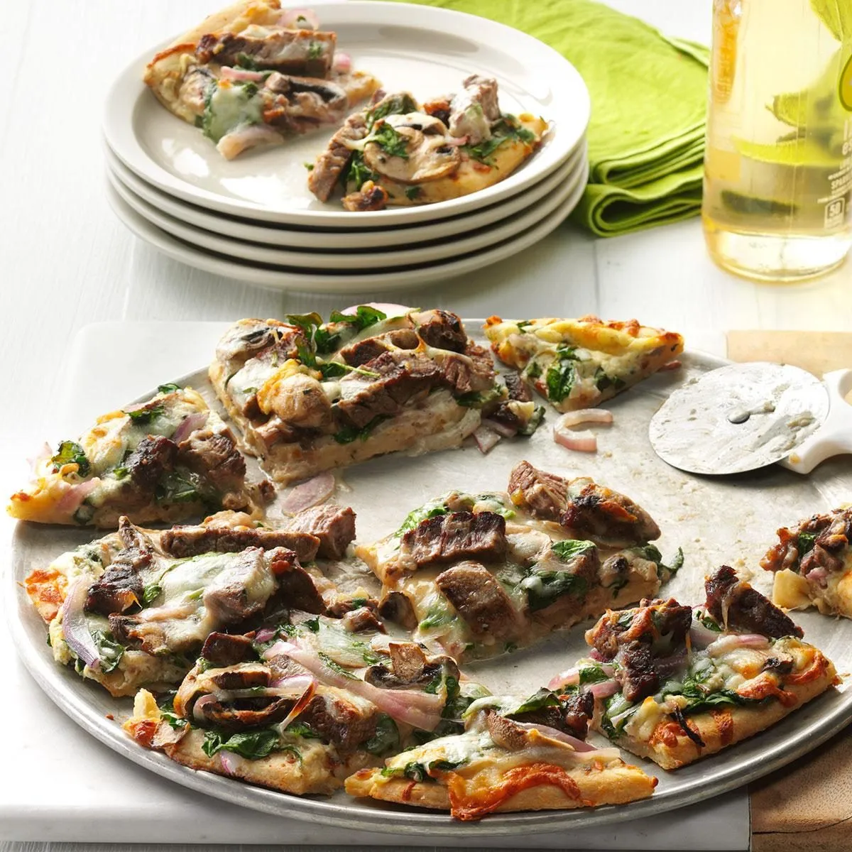 Happy Cheesesteaks Pizza