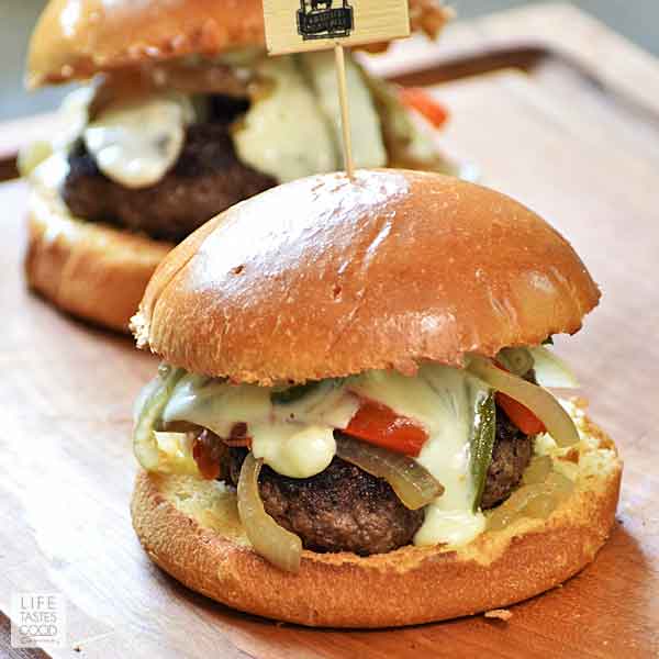 Happy Steak Cheese Burger