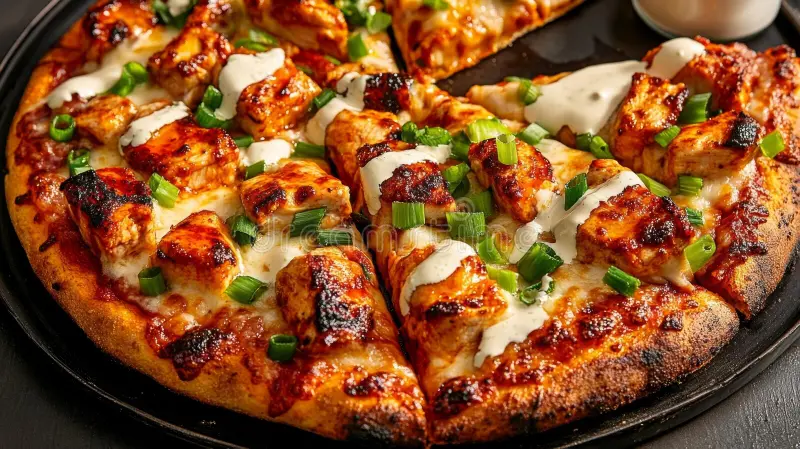 Indian Style Chicken Pizza