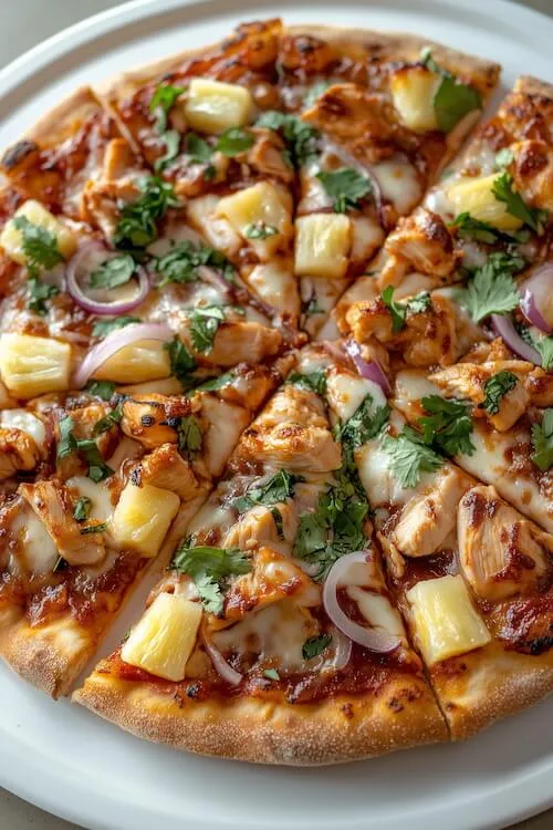 Vegan Empowered BBQ Pizza