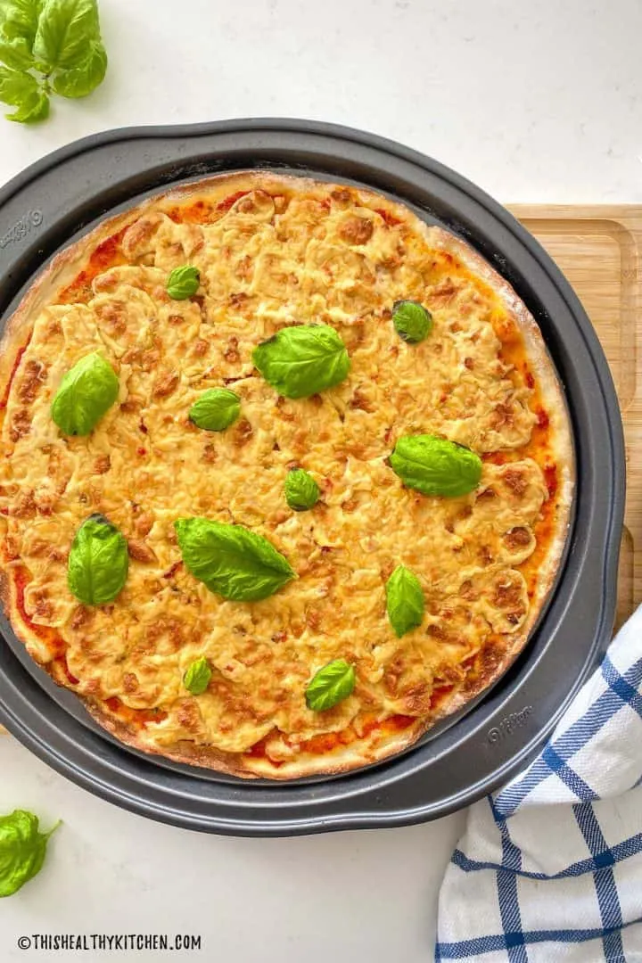 Vegan Recharge Mushroom Pizza