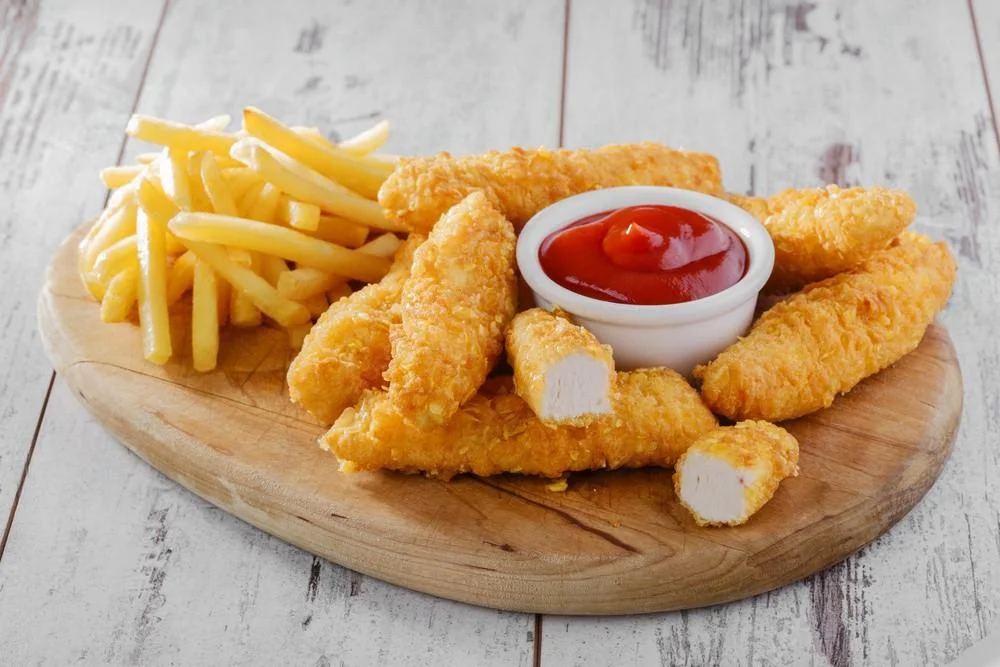 Kids fries and chicken