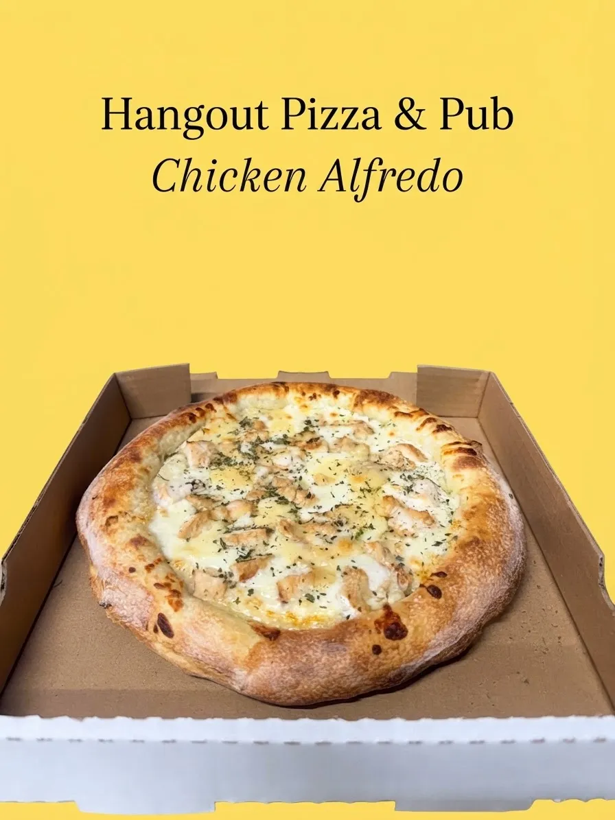 Chicken Alfredo Pizza