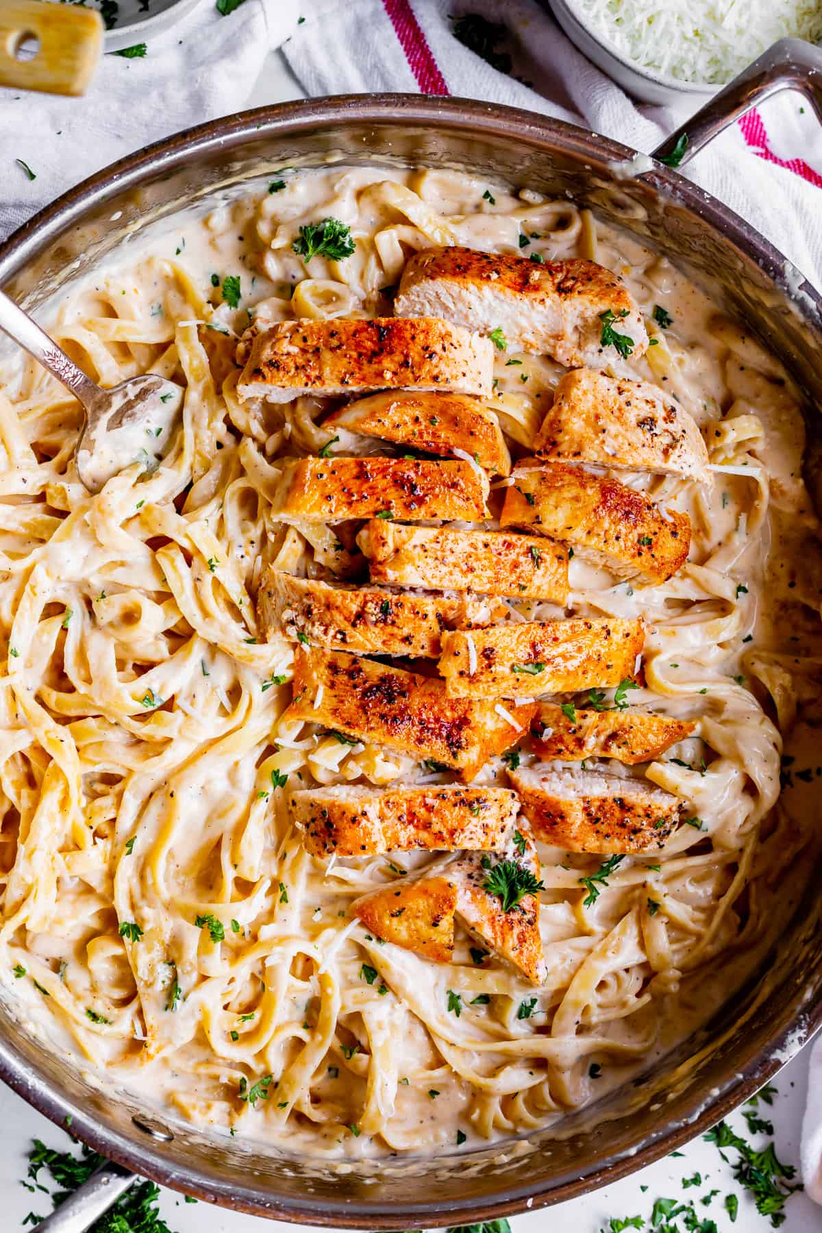Fettucine Alfredo Chicken