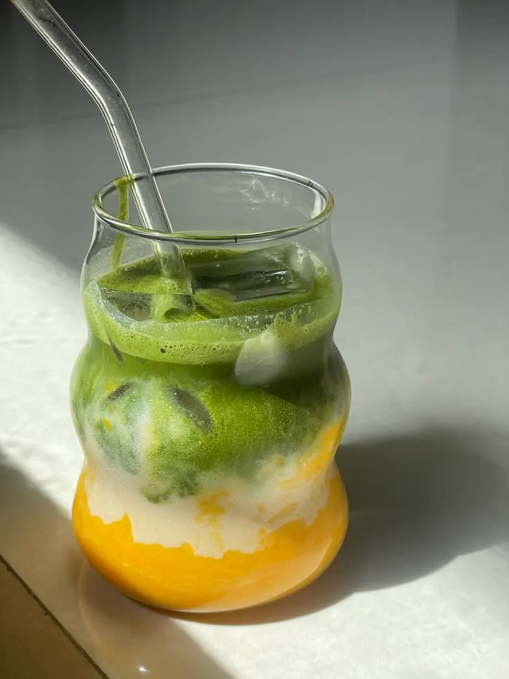 Mango Matcha Latte