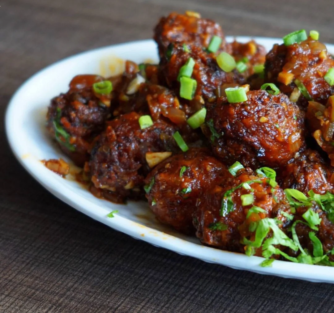 Veggie Manchurian {vegan)
