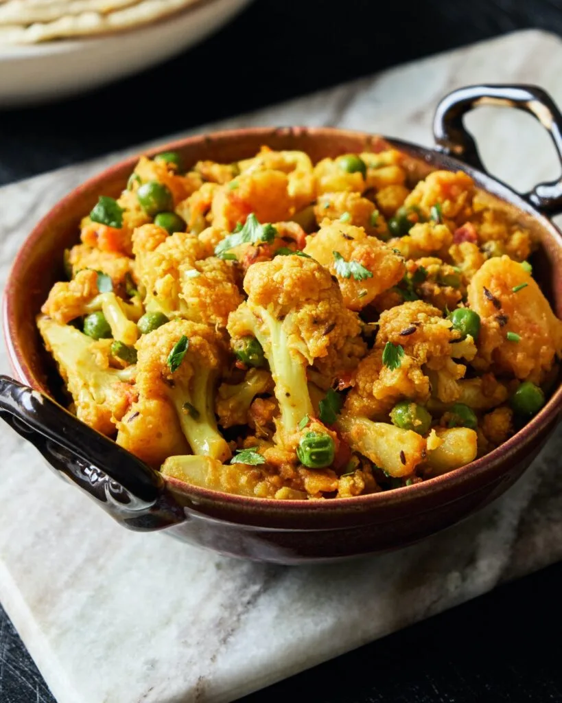 Aloo Gobi (with Rice) vegan