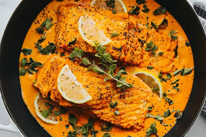 Fish Tikka Masala (with Rice)