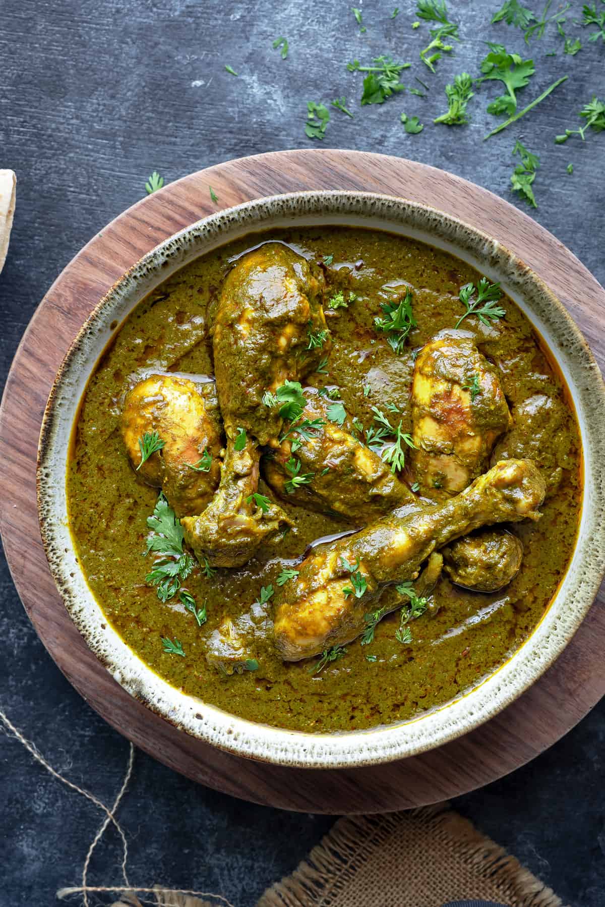 Chicken Saagwala (with Rice)