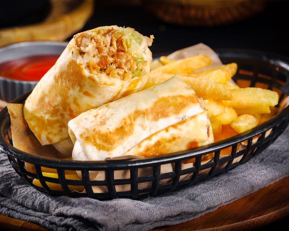 Wraps with Fries