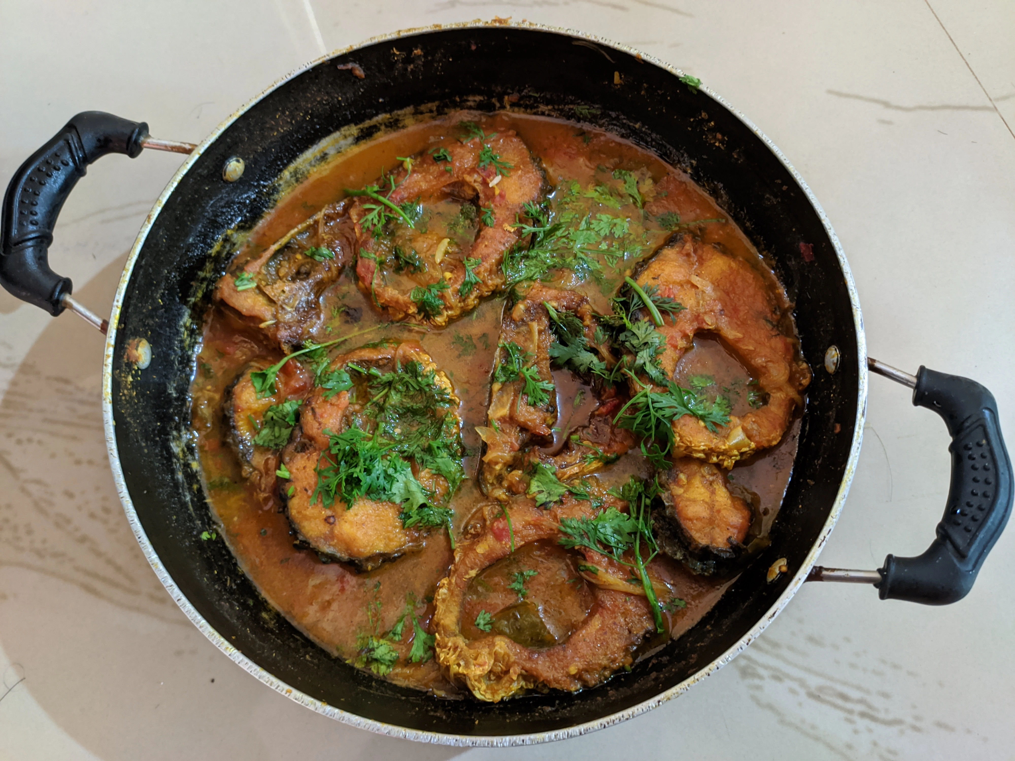 Fish Kadai (with Rice)