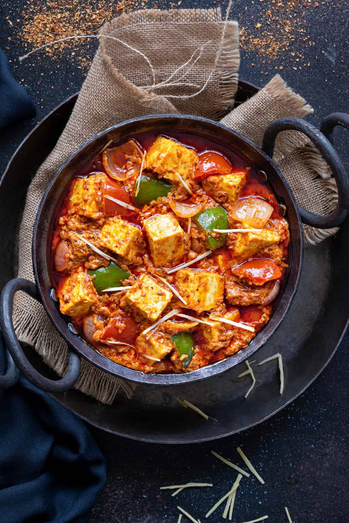 Kadai Paneer (with Rice)