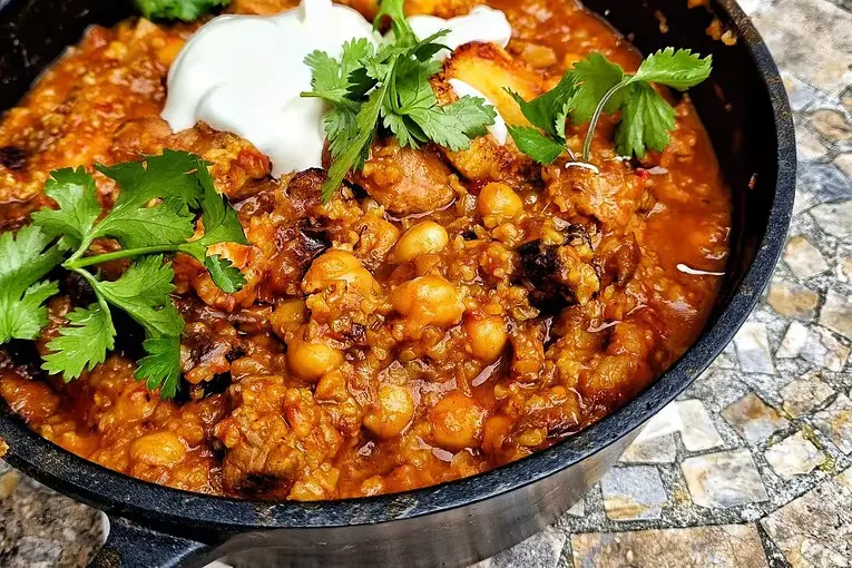 Lamb Chana (with Rice)