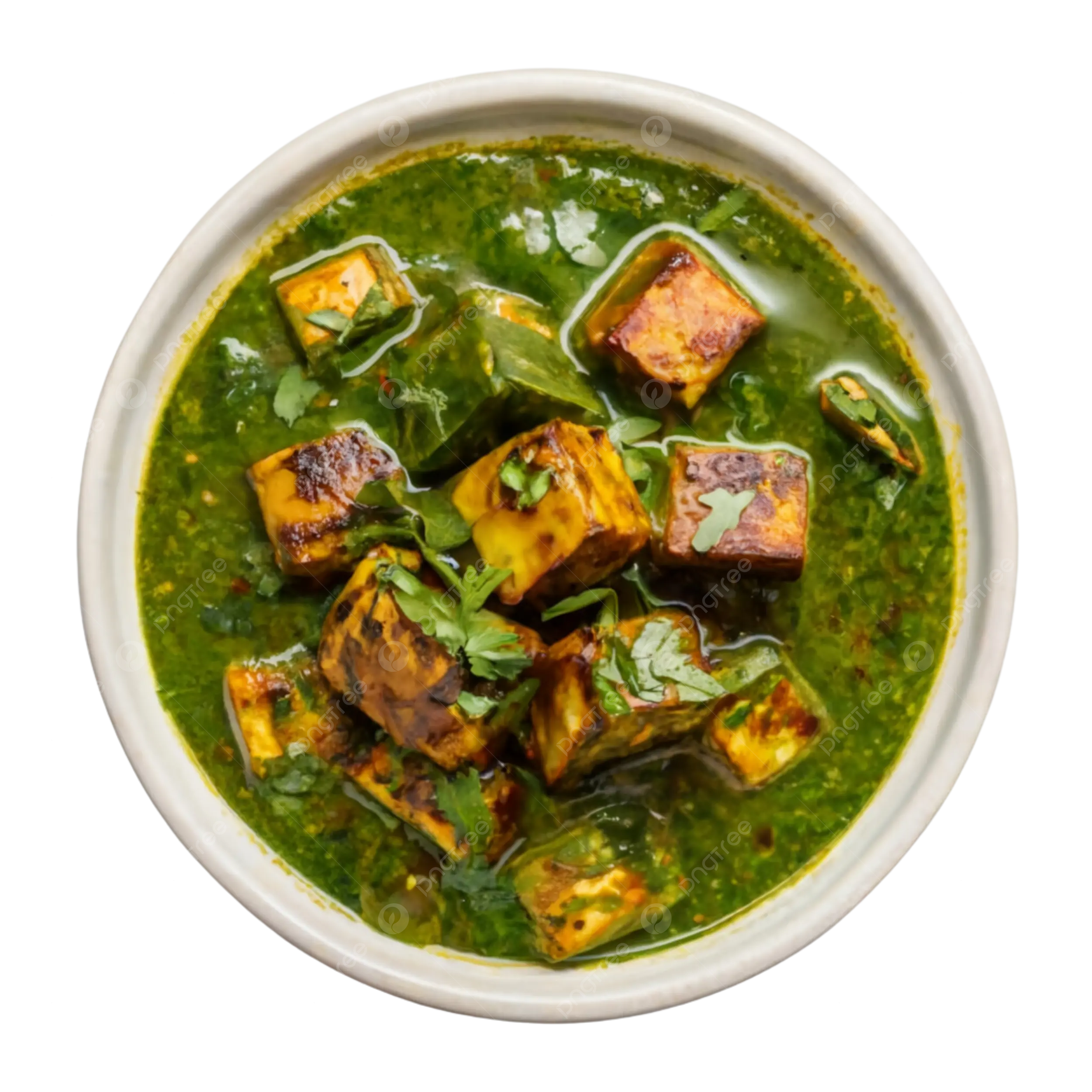 Palak Paneer (with Rice)