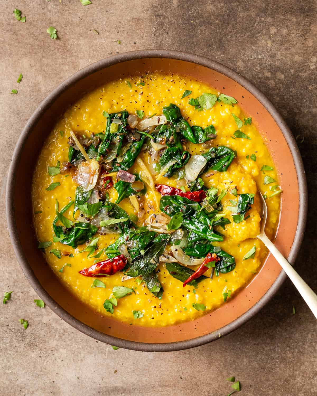 Saag Daal (with Rice) vegan