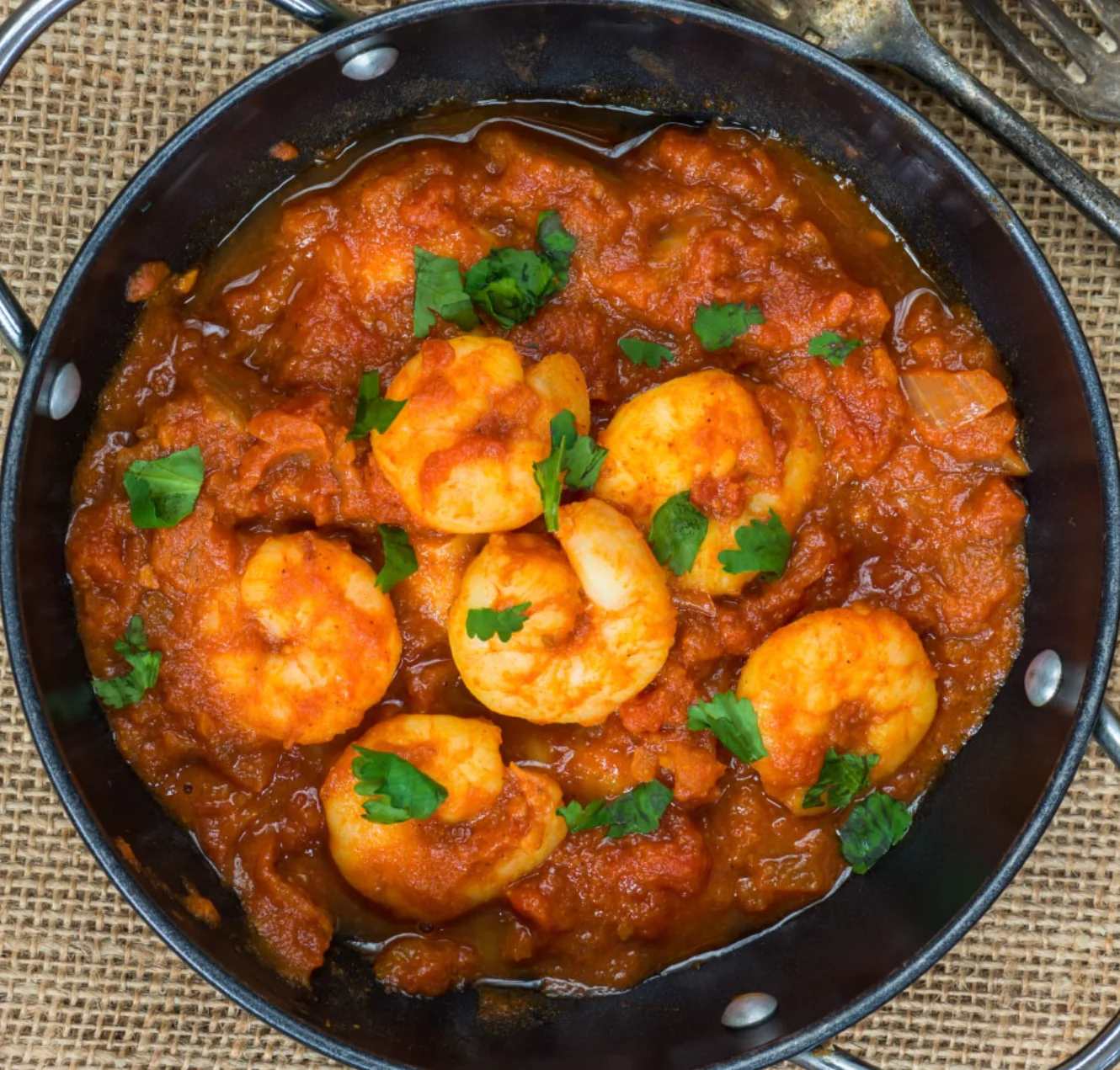 Shrimp Kadai (with Rice)