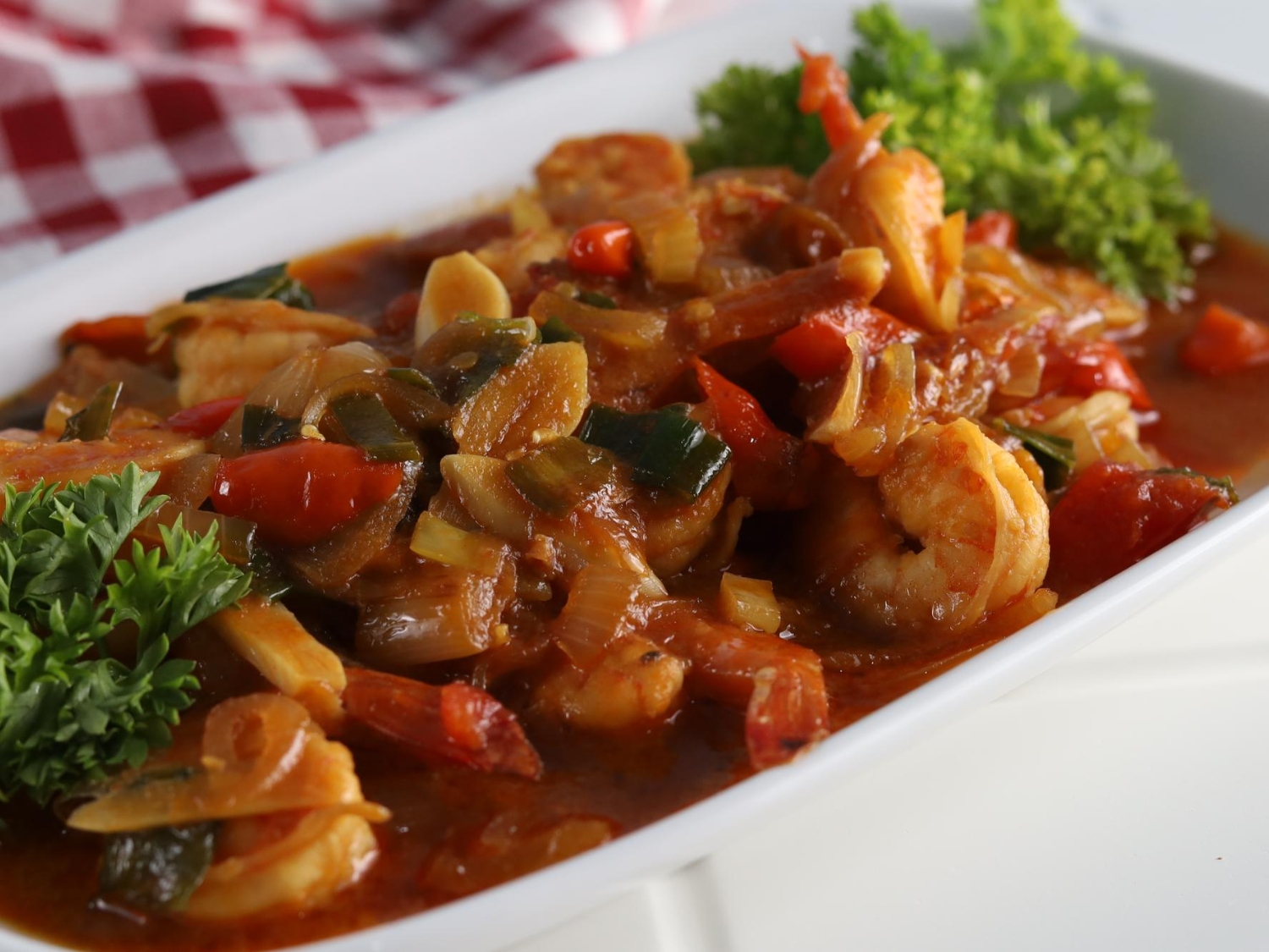 Shrimp Vindaloo (with Rice)