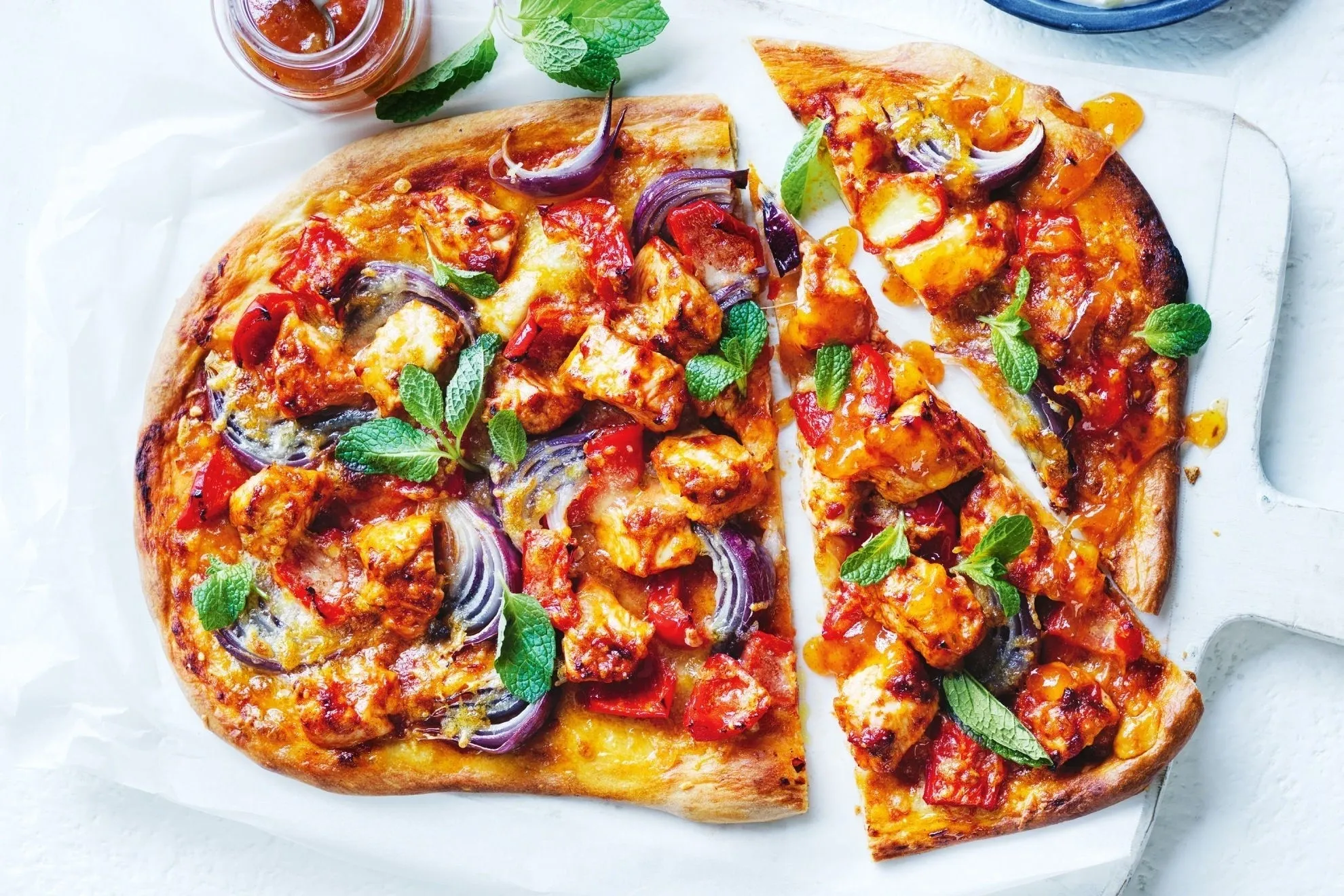 BUTTER CHICKEN PIZZA