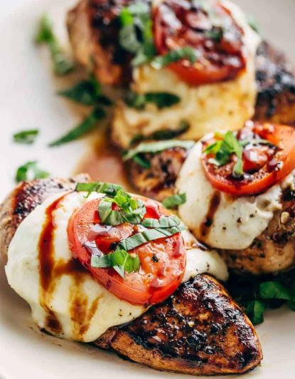 Grilled Chicken Caprese