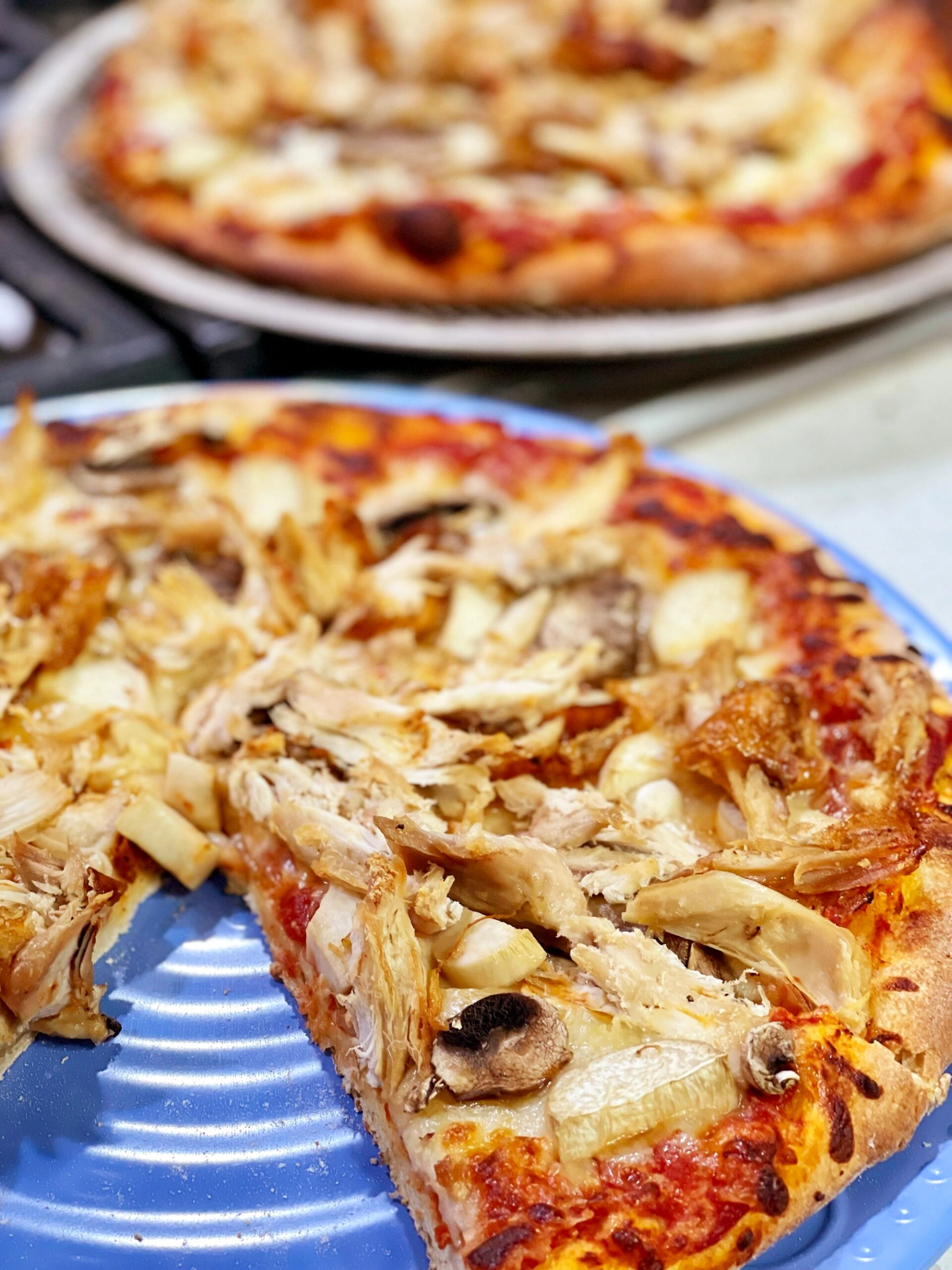 Chicken and Mushroom Pizza