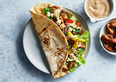 Chicken Kabob Pita