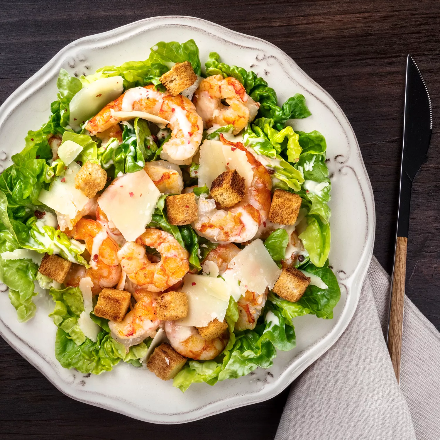 Grilled Shrimp Salad