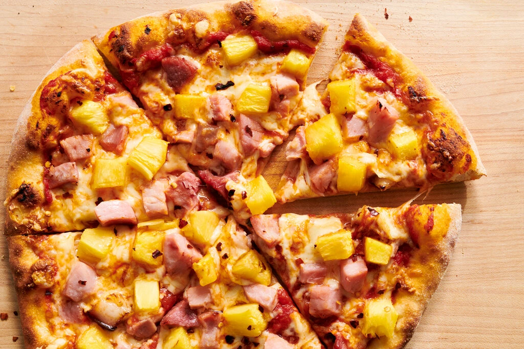 Ham and Pineapple Pizza