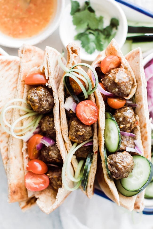Meatball Pita